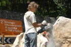 <p><strong>Anduins (PN) - 2007</strong><br /> 2&deg; Simposio Internazionale di scultura - Scolpire in Val d&rsquo;Arzino</p>